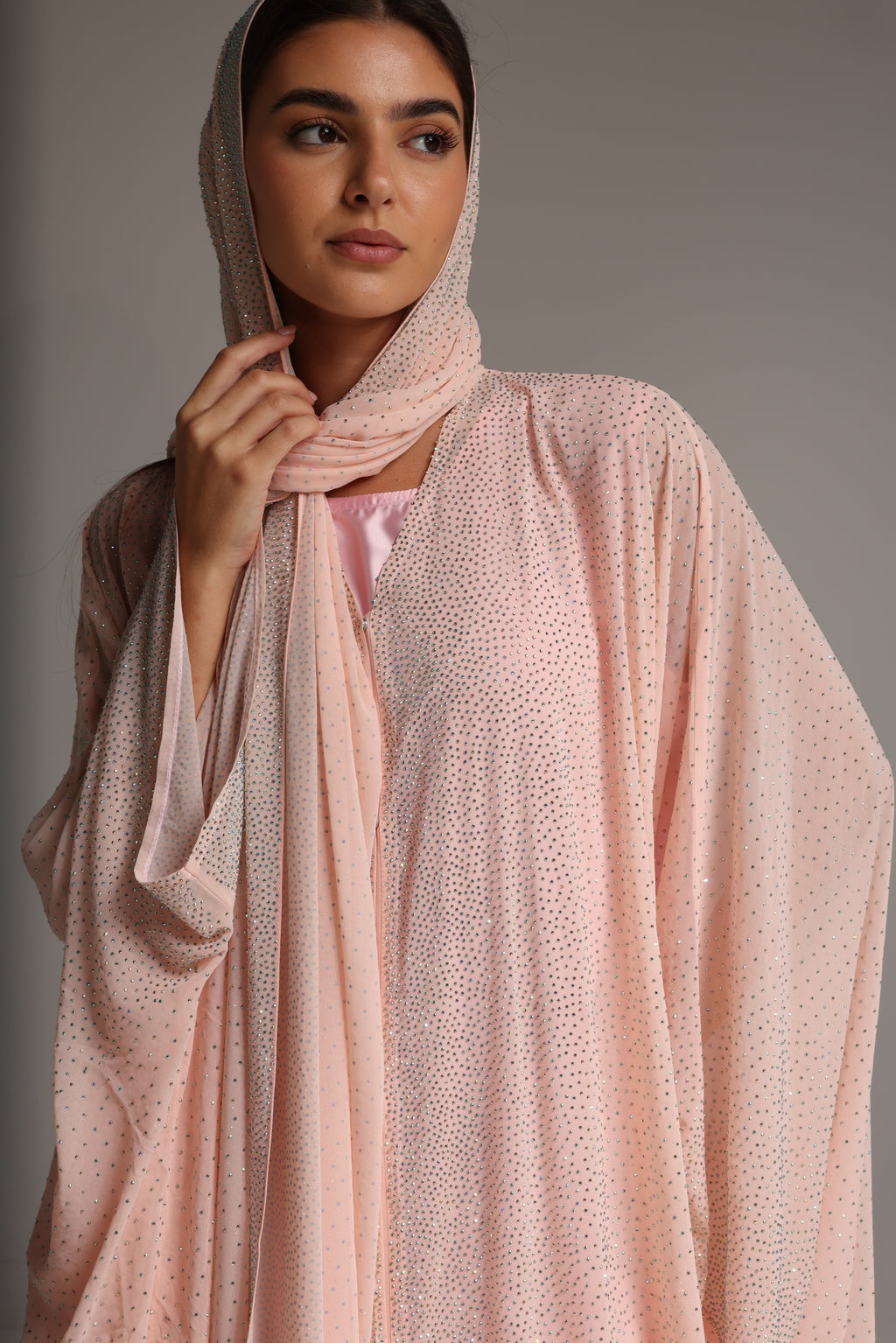 Blush Abaya